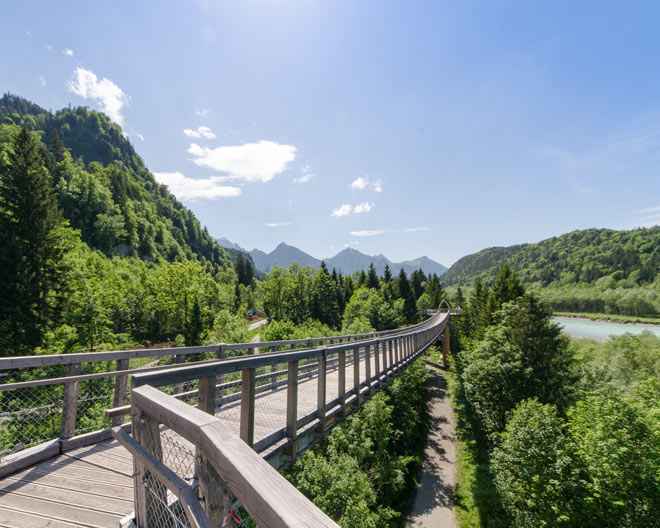 Füssen: Baumkronenweg Ziegelwies