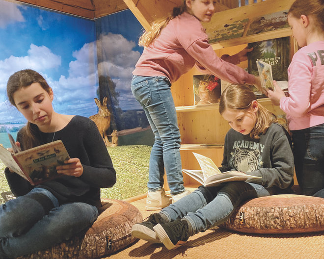 Oberschönenfeld: Naturpark-Haus beim Museum Oberschönenfeld