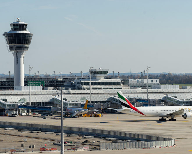 München: Flughafen Besucherplattform