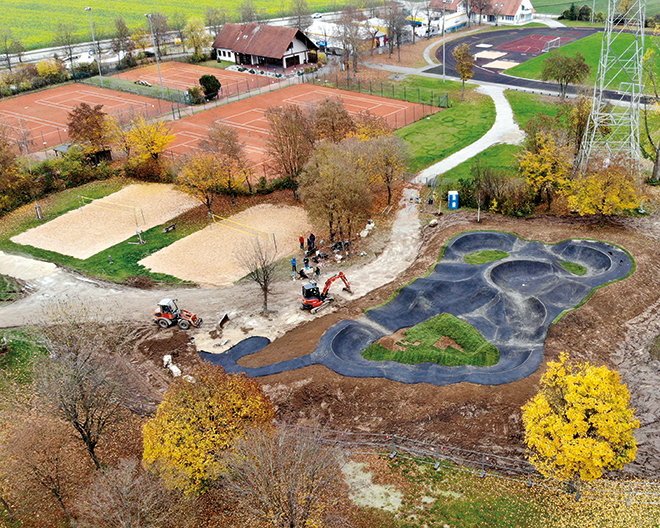 Stadtbergen: Pumptrackanlage