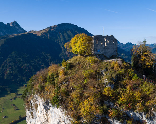 Pfronten: Burgruine Falkenstein
