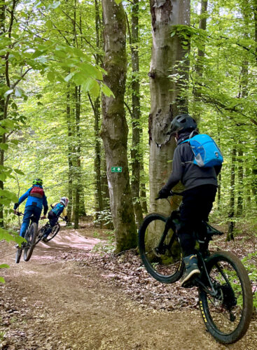 Westliche Wälder: Mountainbiken mit der Bike-School Westliche Wälder: Mountainbiken mit der Bike-School