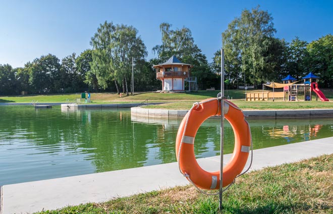 Augsburg: Naturfreibad Haunstetten