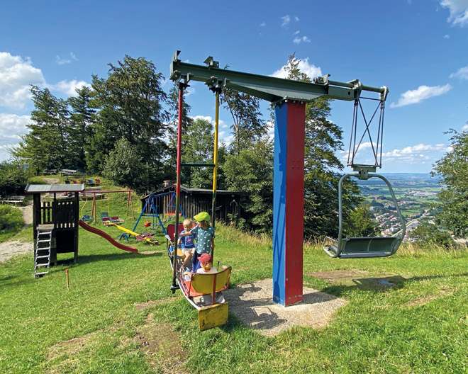 Immenstadt: Familienparadies Mittag – Wandern, Spielplatz, Kletterturm