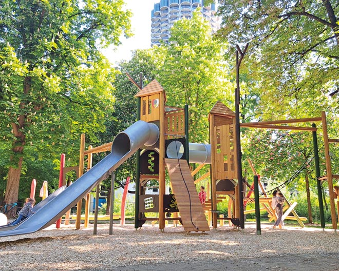Spielplatz Wittelbacherpark Augsburg