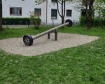 Königsbrunn: Spielplatz Krankenwagen